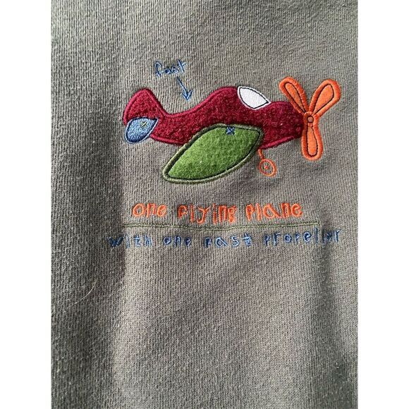 Carter's Baby Green Sweat Onesie Romper 6-9 Months Unisex - Picture 2 of 5